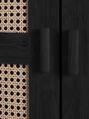Julian Bowen Black Sydney 2 Door Wardrobe - Image 9 of 11