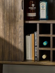Julian Bowen Dark Brown Arya Wine Cabinet - Image 5 of 11