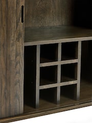 Julian Bowen Dark Brown Arya Wine Cabinet - Image 9 of 11