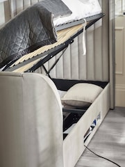 Julian Bowen Light Grey Clara Ottoman TV Bed - Image 6 of 12