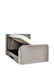 Julian Bowen Light Grey Clara Ottoman TV Bed - Image 9 of 12