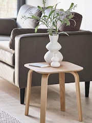 Julian Bowen Beige Kaito Side Table - Image 1 of 7