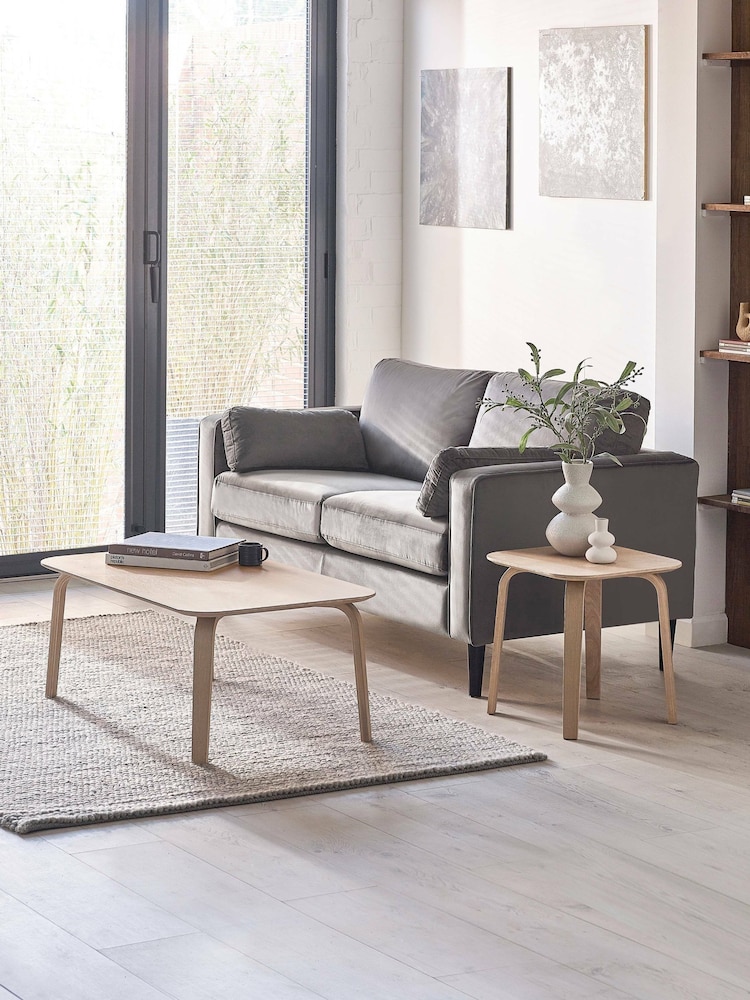 Julian Bowen Beige Kaito Side Table - Image 2 of 7