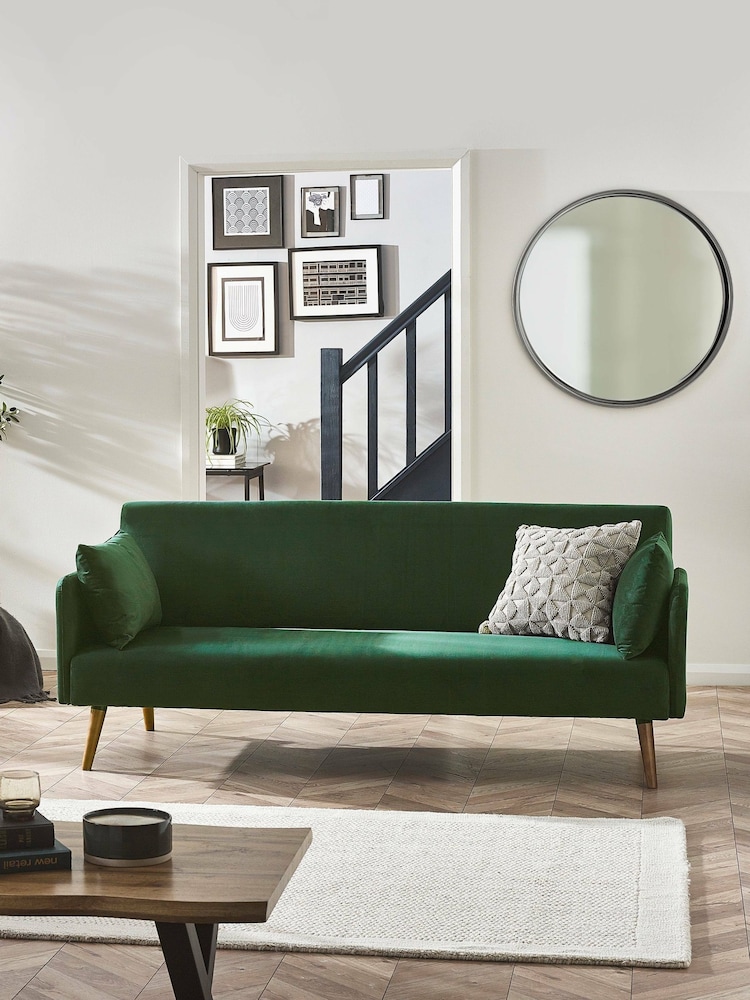 Julian Bowen Green Andi Sofa Bed - Image 1 of 10
