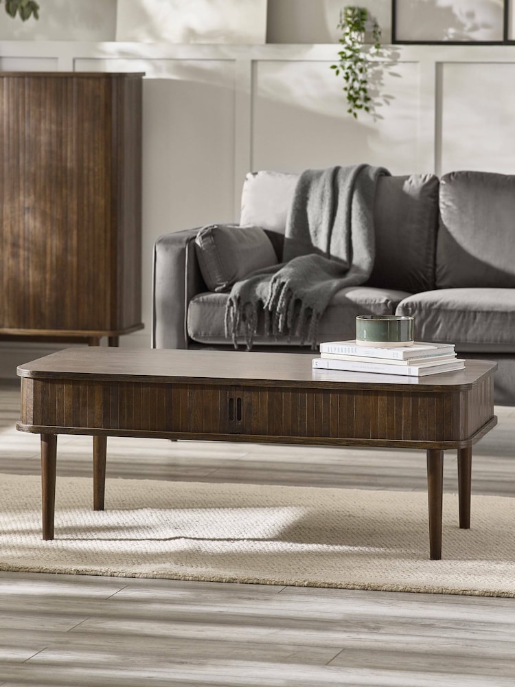 Julian Bowen Dark Brown Arya Coffee Table - Image 1 of 8