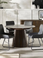 Julian Bowen Dark Brown Arya  Extending Dining Table - Image 1 of 13