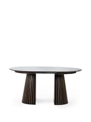Julian Bowen Dark Brown Arya  Extending Dining Table - Image 7 of 13