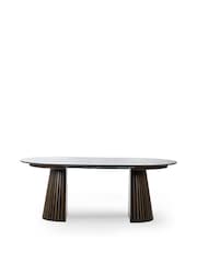 Julian Bowen Dark Brown Arya  Extending Dining Table - Image 8 of 13