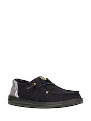HEYDUDE Wendy Boho Crochet Black Shoes - Image 2 of 4
