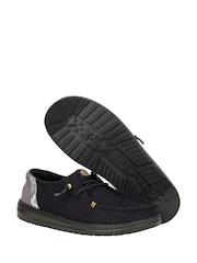 HEYDUDE Wendy Boho Crochet Black Shoes - Image 3 of 4