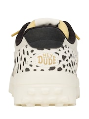 HEYDUDE Cream Hayden Shine Trainers - Image 4 of 4