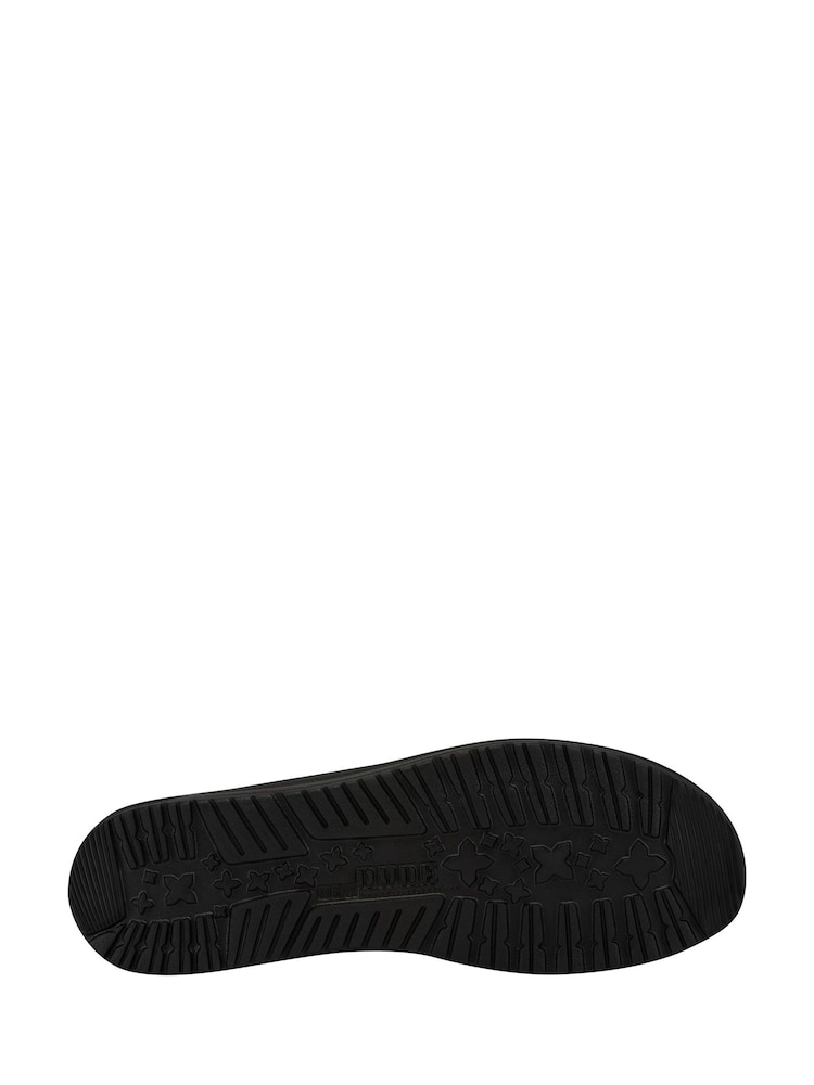 HEYDUDE Wally Sox Black Shoes - Image 5 of 5