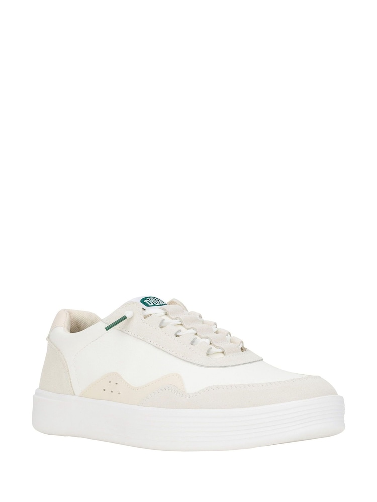 HEYDUDE Cream Hudson Classic Trainers - Image 2 of 4