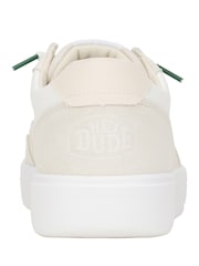 HEYDUDE Cream Hudson Classic Trainers - Image 4 of 4