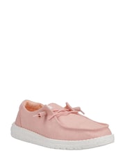 HEYDUDE Pink Wendy Canvas Shoes - Image 2 of 4
