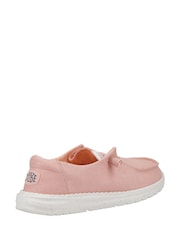HEYDUDE Pink Wendy Canvas Shoes - Image 3 of 4