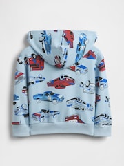 Sudadera holgada con capucha, cremallera y logo de Gap (6 meses - 5 años) - Imagen 2 de 3