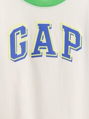 Gap White Logo Short Sleeve T-Shirt (6mths-5yrs) - Image 4 of 4