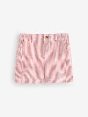 Gap Red Stripe Linen-Cotton Shorts (6mths-5yrs) - Image 1 of 4