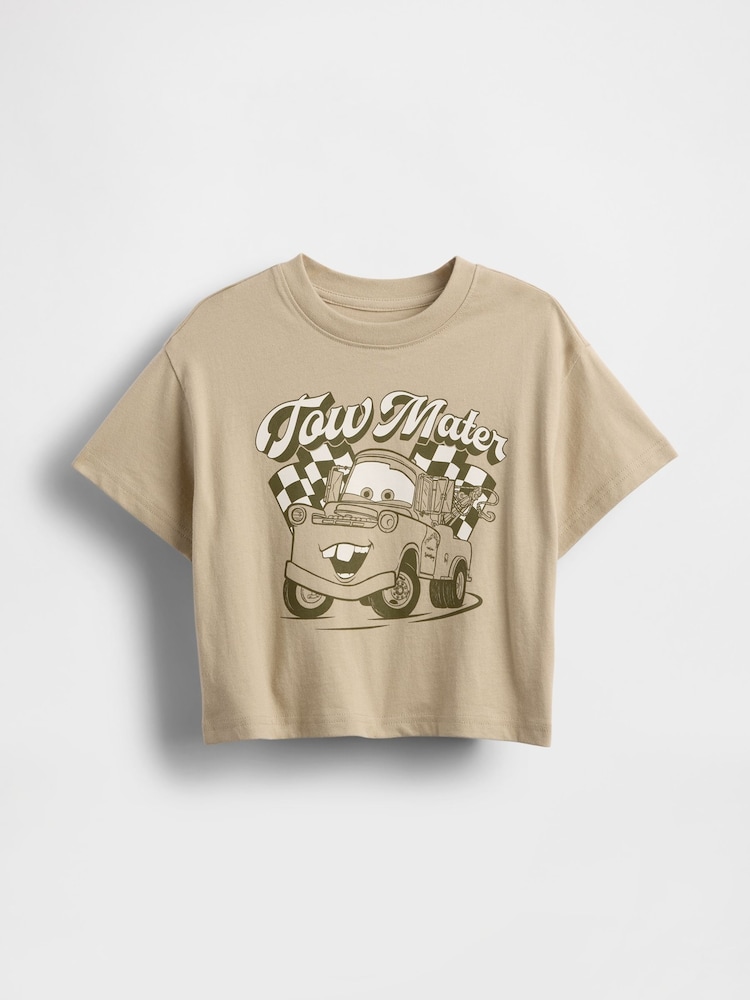 Gap Beige Disney Oversized Short Sleeve T-Shirt (6mths-5yrs) - Image 1 of 2 Gap Beige Disney Oversized Short Sleeve T-Shirt (6mths-5yrs) - Image 1 of 2