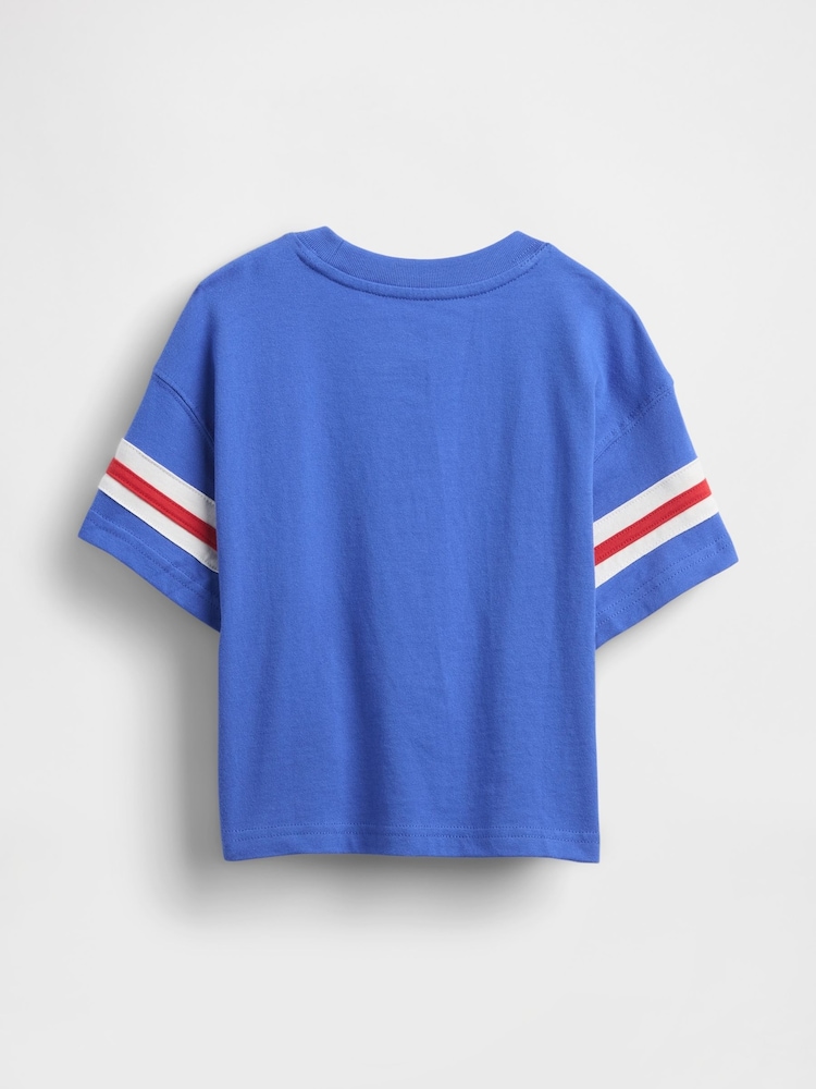 Gap Blue DC Superman Oversized Graphic T-Shirt (6mths-5yrs) - Image 2 of 2 Gap Blue DC Superman Oversized Graphic T-Shirt (6mths-5yrs) - Image 2 of 2