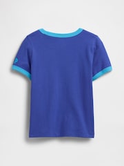 Gap Blue Crush Disney Relaxed Graphic Short Sleeve T-Shirt (6mths-5yrs) - Image 2 of 3