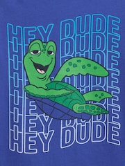 Gap Blue Crush Disney Relaxed Graphic Short Sleeve T-Shirt (6mths-5yrs) - Image 3 of 3