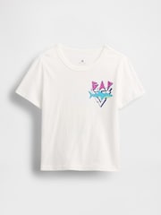 Gap White Mix and Match Graphic Short Sleeve T-Shirt (6mths-5yrs) - Image 1 of 3