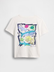 Gap White Mix and Match Graphic Short Sleeve T-Shirt (6mths-5yrs) - Image 2 of 3