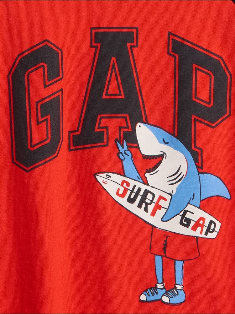 Gap Red Logo Colourblock T-Shirt (6mths-5yrs) - Image 3 of 3