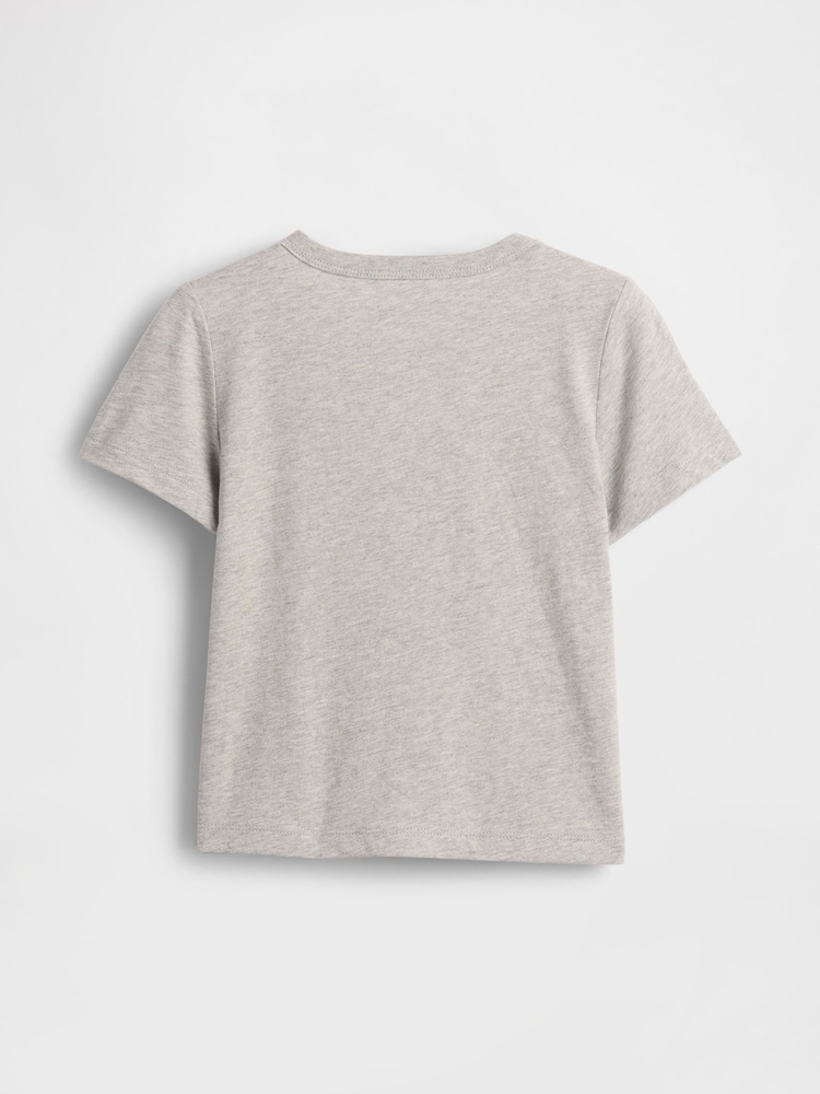 Gap Grey Graphic Short Sleeve T-Shirt (6mths-5yrs) - Image 2 of 3 Gap Grey Graphic Short Sleeve T-Shirt (6mths-5yrs) - Image 2 of 3