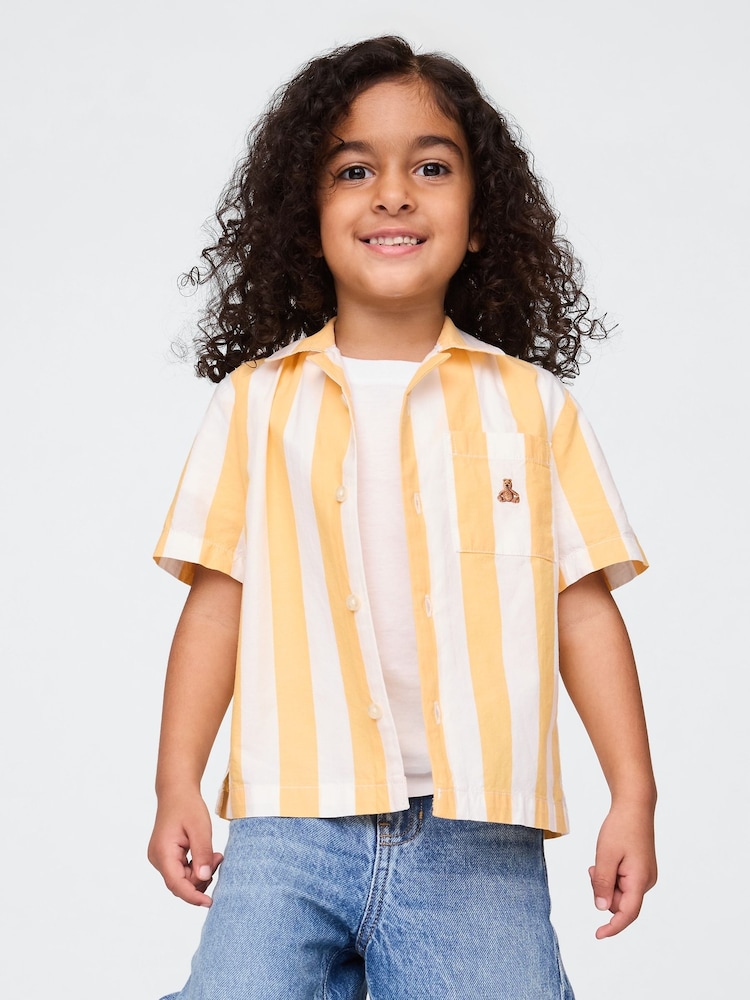 Gap Orange Stripe Cabana Shirt (6mths-5yrs) - Image 1 of 3