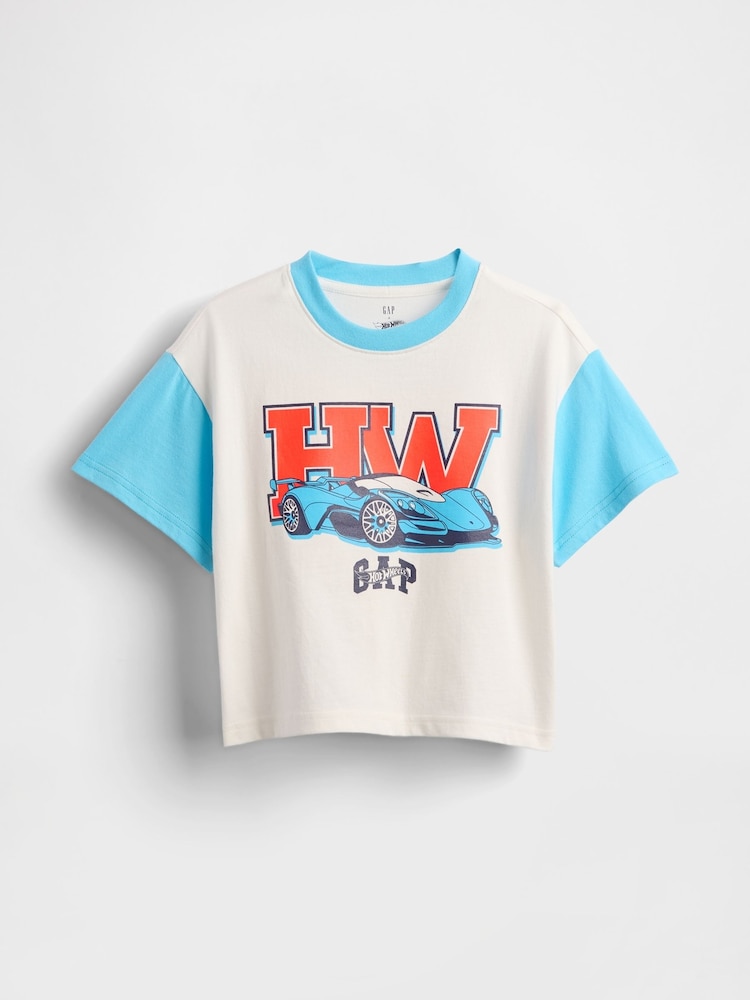 Gap Oversized Hot Wheels Graphic T-Shirt (6mths-5yrs) - Imagen 1 de 2