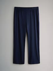 The Set Brown/Navy/Animal 3 Pack Long Sleeve Jersey Pyjamas Set - Image 5 of 9