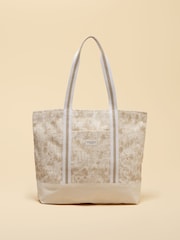 Neutral Toile De Jouy - Joules Promenade Canvas-Tote-Bag - Bild 1 von 8