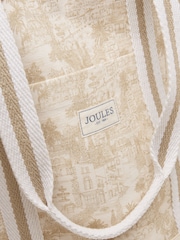 Neutral Toile De Jouy - Joules Promenade Canvas-Tote-Bag - Bild 7 von 8
