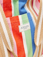 Joules Promenade Multi Stripe Canvas Tote Bag - Image 8 of 8