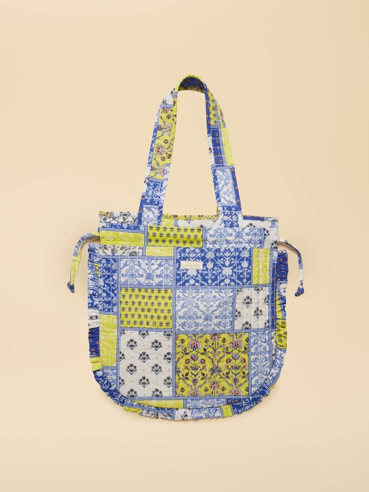 黄蓝大杂烩 - Joules Nella 绗缝托特包 - 9的图像9｝