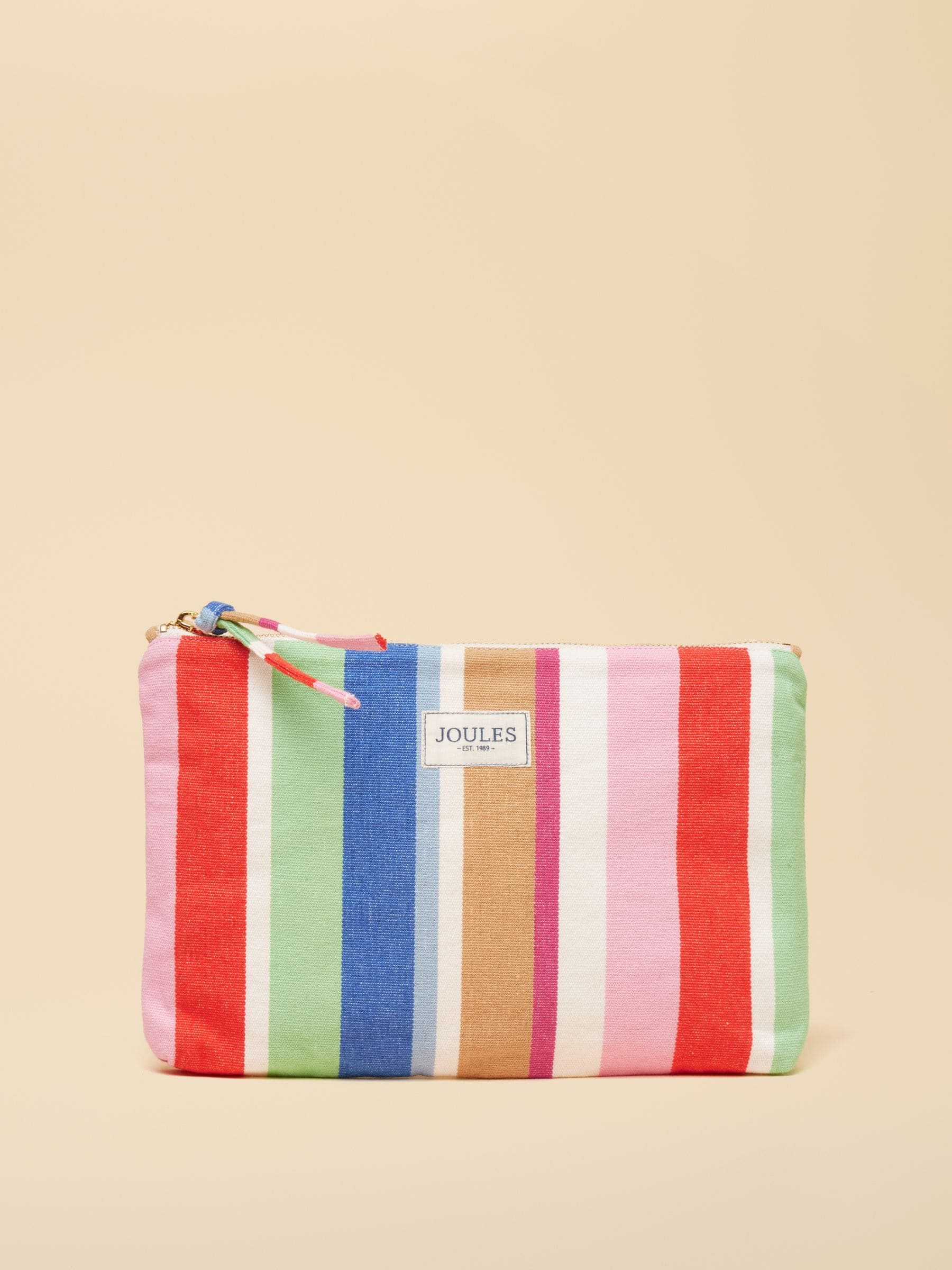 Joules Women's Multi Striped Carrywell Printed Pouch One