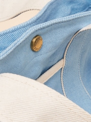 Joules Blue Mini Crossbody Cotton Tote Bag - Image 9 of 9