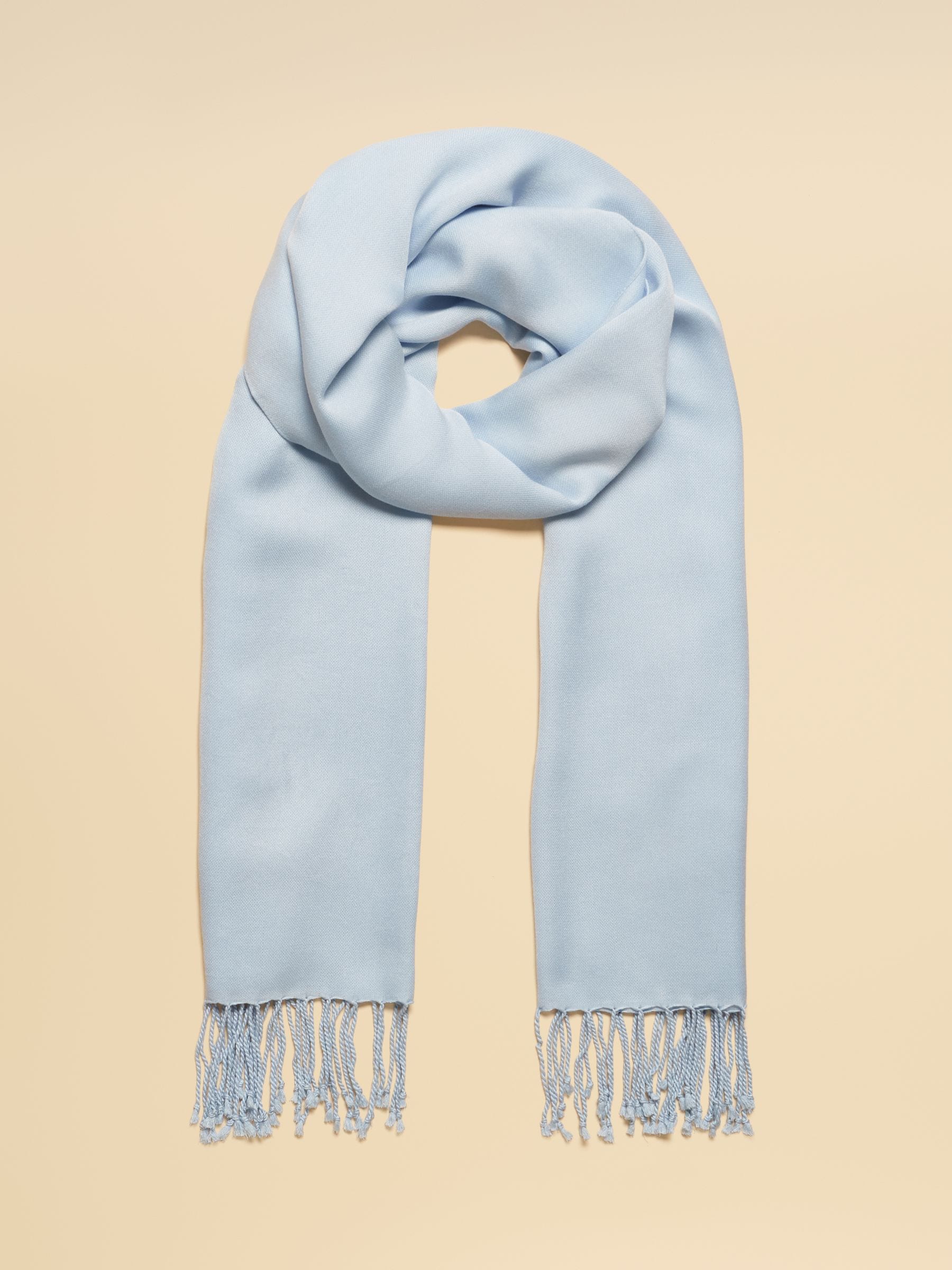 Joules Women's Blue Ascot Lightweight Wrap Scarf One