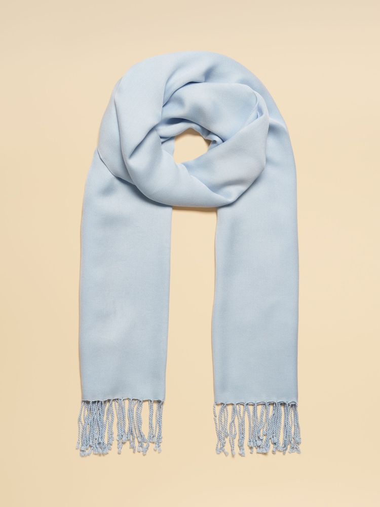 Joules Ascot Blue Large Lightweight Wrap Scarf - Image 1 of 6