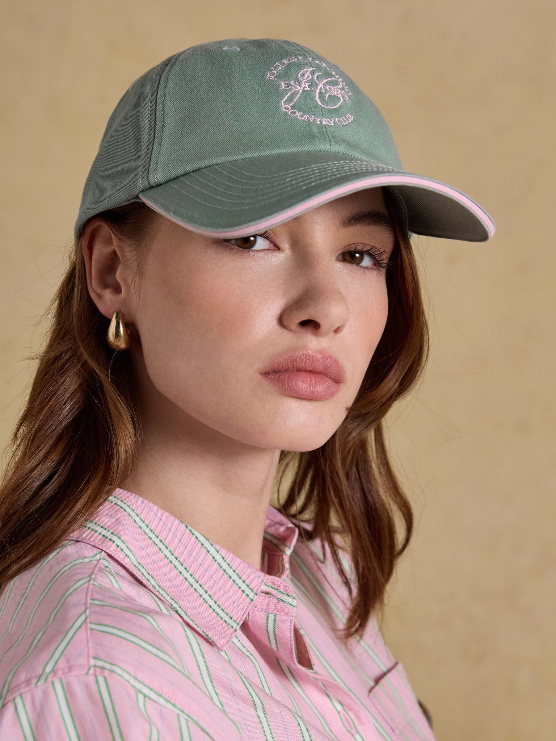Joules Women's Daley Baseball Cap Green One