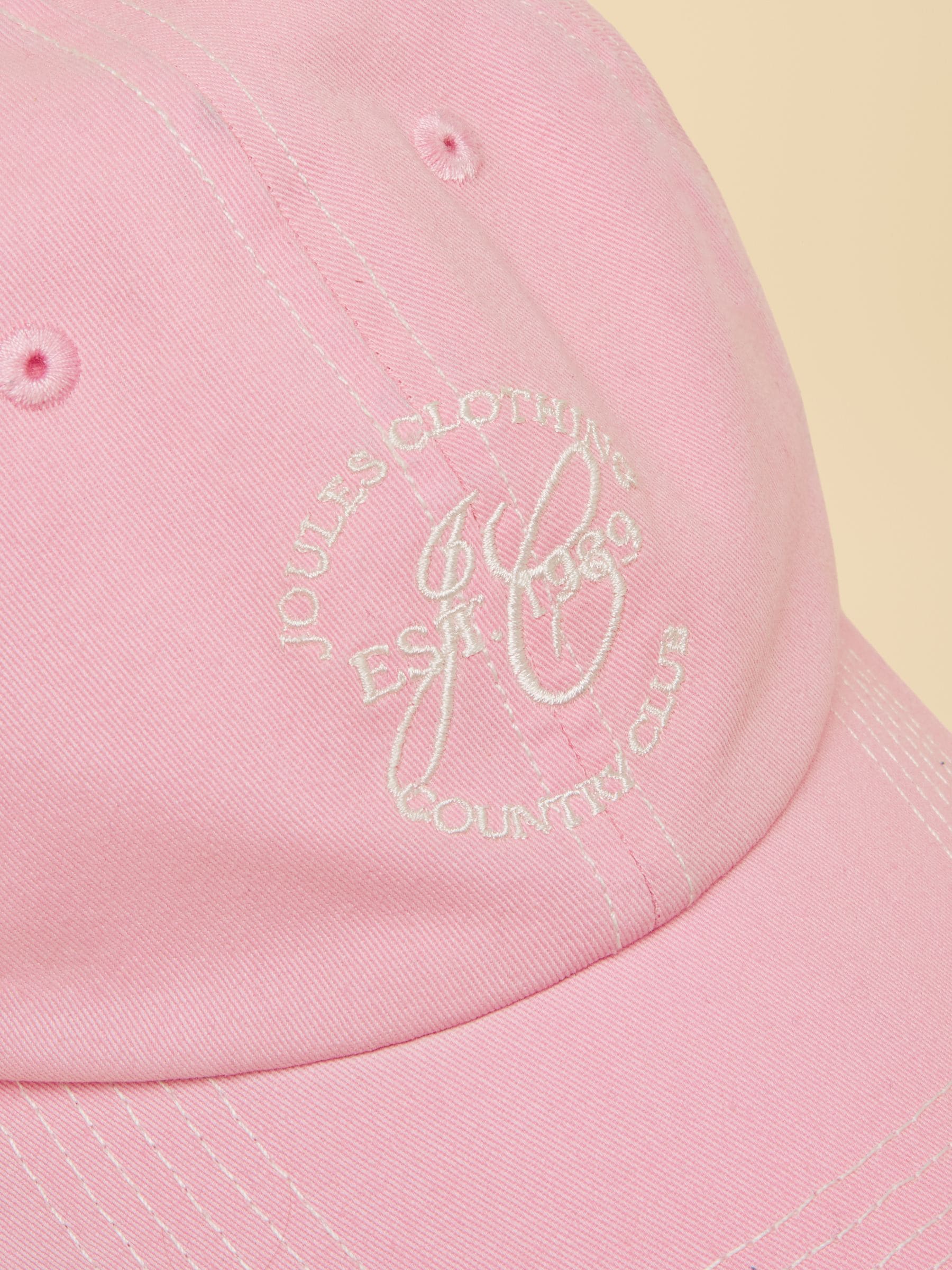 Buy Joules Daley Pink Baseball Cap from Next USA