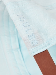 ブルー - Joules Daley ピュアリネン ベースボールキャップ - 画像 7 / 8