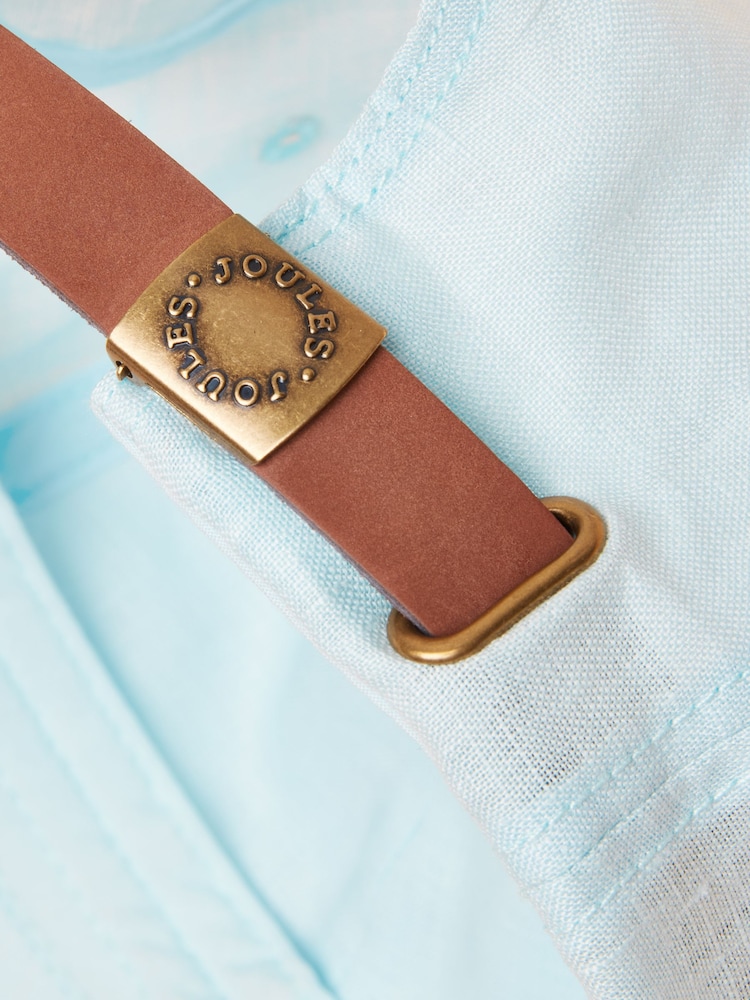 ブルー - Joules Daley ピュアリネン ベースボールキャップ - 画像 8 / 8