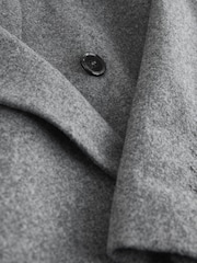 Grey Tabitha Simmons X Next Wool Blend Double Breasted Blazer - Image 3 of 3