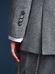 Gris - Tabitha Simmons X Next Wool Blend Double Breasted Blazer - Imagen 5 de 10