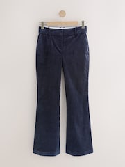Navy N. Premium Cord Bootcut Trousers - Image 6 of 9