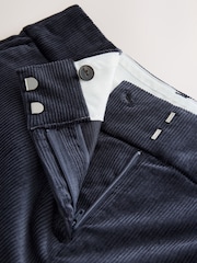 Navy N. Premium Cord Bootcut Trousers - Image 7 of 9